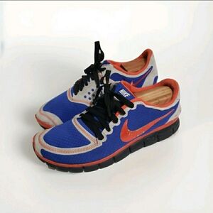 Nike Mens Shoes Free 5.0 Siz 11.5 M Running Sneaker Pre Owned Orange,  Grey  Blk